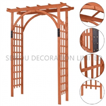 花园木制拱门婚礼装饰拱门