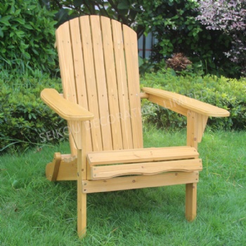 Garden wooden folded adirondack chair