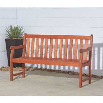 Home Wooden Long Bench Garden Chair