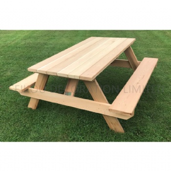 4-Seat outdoor Wooden Picnic Table dinning table