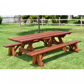 4-Seat outdoor Wooden Picnic Table dinning table