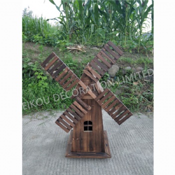 Garden Decorative Outdoor Wood Windmill