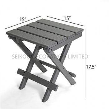 HDPE folded Side Table for Picnic and garden