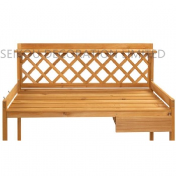 Wooden Lattice Potting Bench Working Table