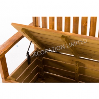 Garden Wooden Bench with Storage